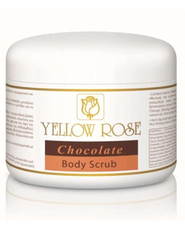 Yellow Rose Энергетический шоколадный скраб с экстрактом какао | Chocolate Face Scrub фото, цена, купить