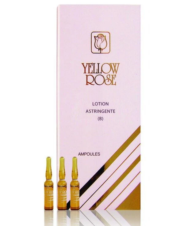 Yellow Rose - Поросуживающий лосьон для лица, шеи и бюста Lotion Astringente (B) 3 мл х 12 шт