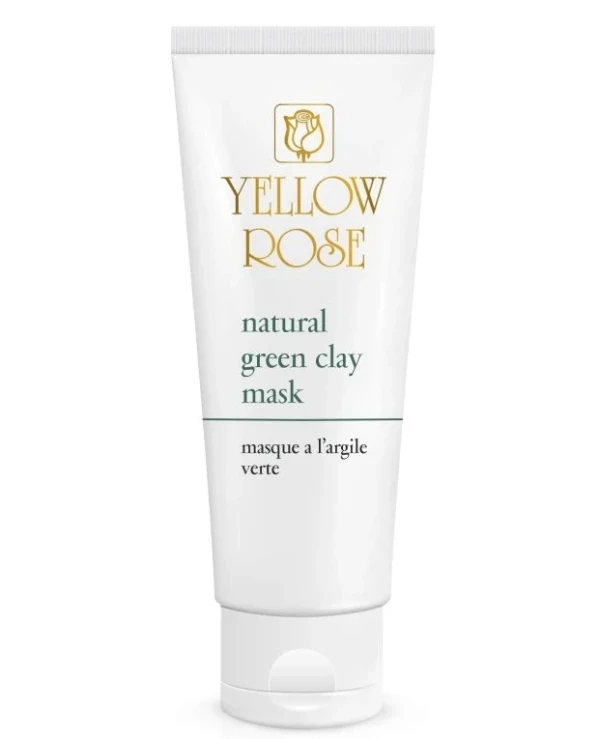 Yellow Rose Маска с зеленой глиной | 843-2_natural-green-clay-mask-tube-250ml-new-c