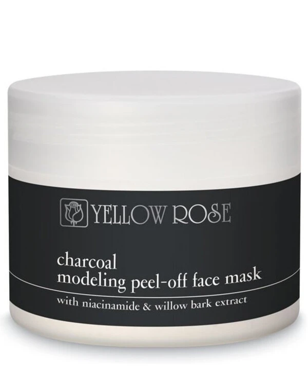 Yellow Rose Альгинатная маска для лица с углем | Charcoal modeling face mask фото, цена, купить
