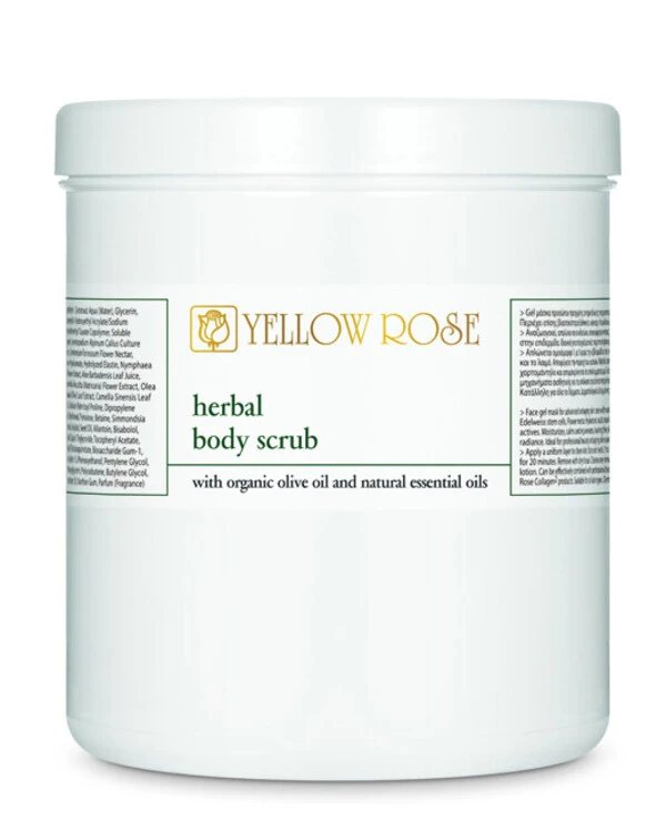 Yellow Rose Gel body scrub | herbal_body_scrub_1000ml