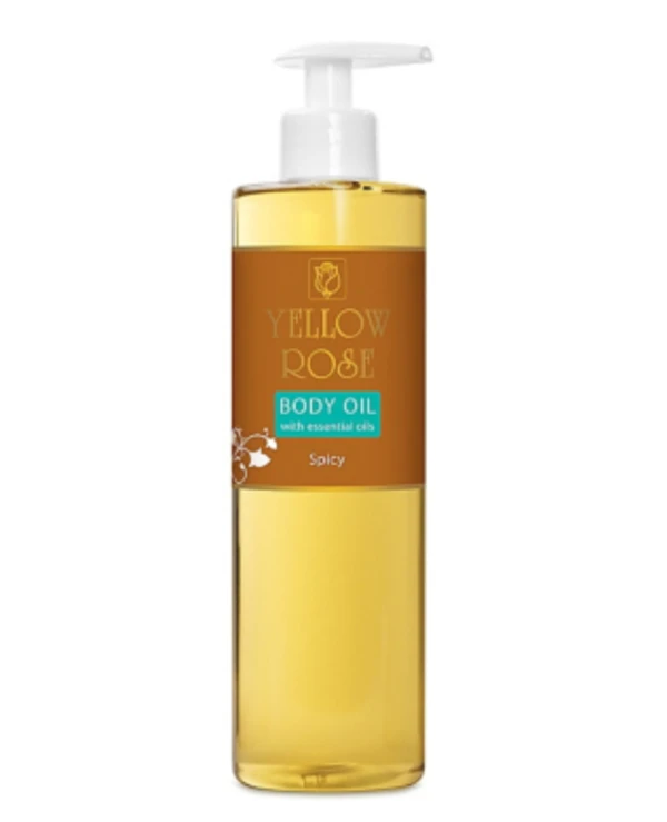 Yellow Rose Oriental Spice Massage Oil | Body Massage Oil With Spicy Yellow Rose, 500 мл