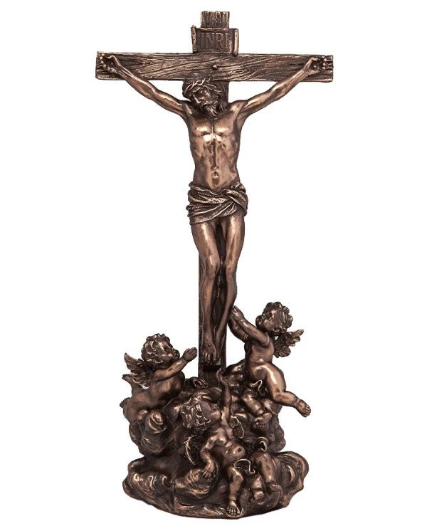 Veronese - Figurine "Jesus on the cross" (28 cm)  Bronze