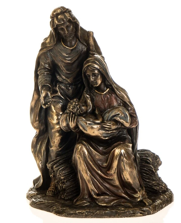 Veronese - Статуэтка "Рождение Иисуса" (18 см) 77579A4  Бронзовый