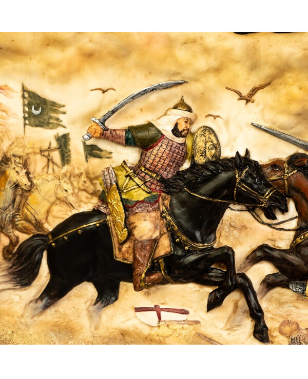 Veronese - Panel Horseman (23x42 cm)   back