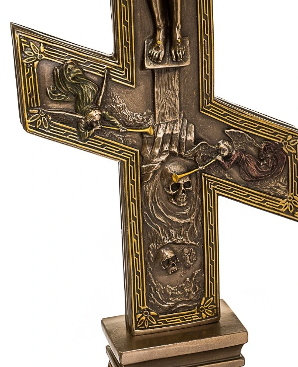 Veronese Figurine "Cross with a crucifix" (54 cm) 77403A4 | Crucifixion Cross_4