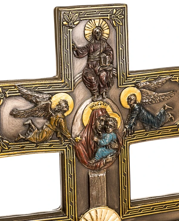 Veronese Figurine "Cross with a crucifix" (54 cm) 77403A4 | Crucifixion Cross_3