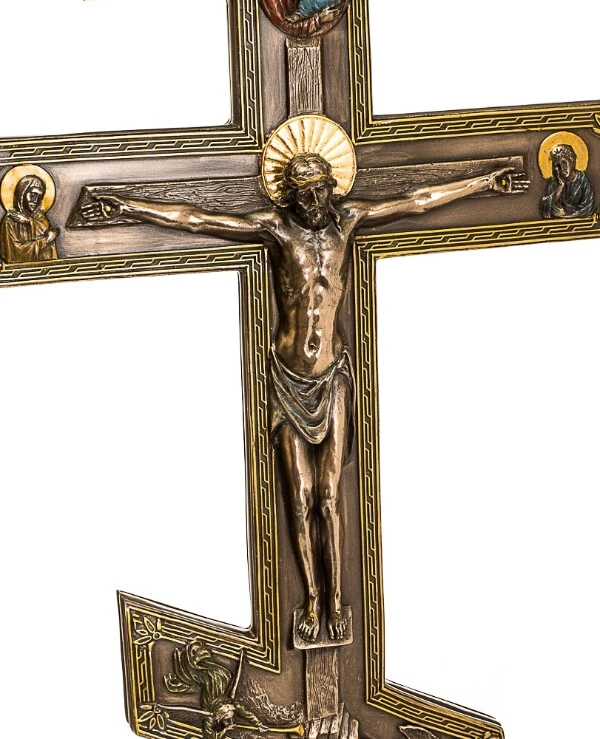 Veronese Figurine "Cross with a crucifix" (54 cm) 77403A4 | Crucifixion Cross_2