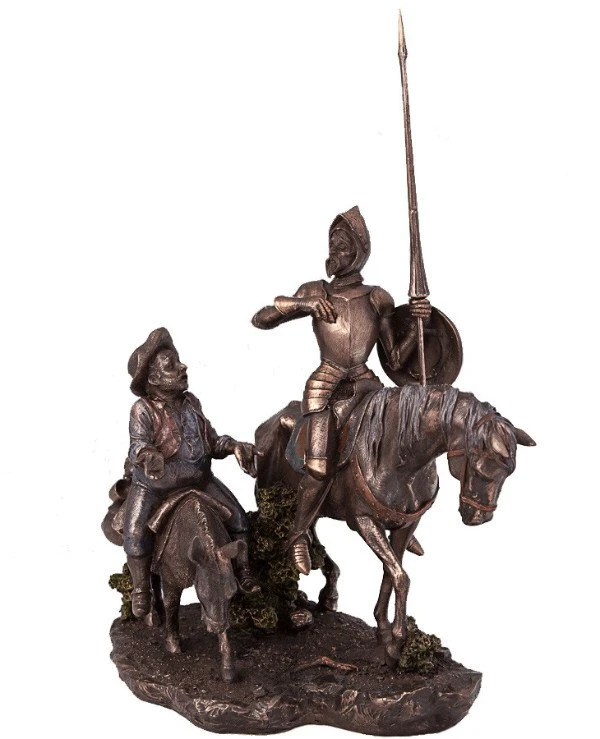 Veronese - Статуэтка "Дон Кихот и Санчо Панса " (31 см)  Бронзовый