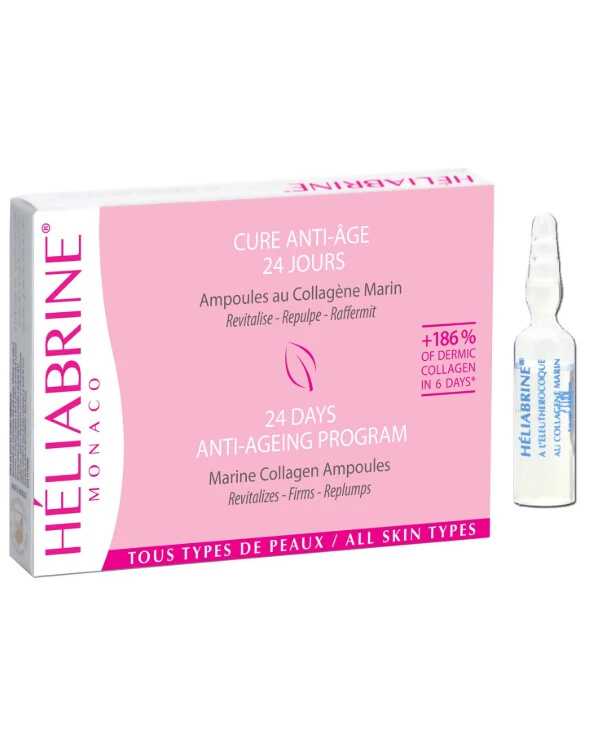 Heliabrine Regenerating ampoules with marine collagen and peptides | Regenerating ampoules with marine collagen and peptides