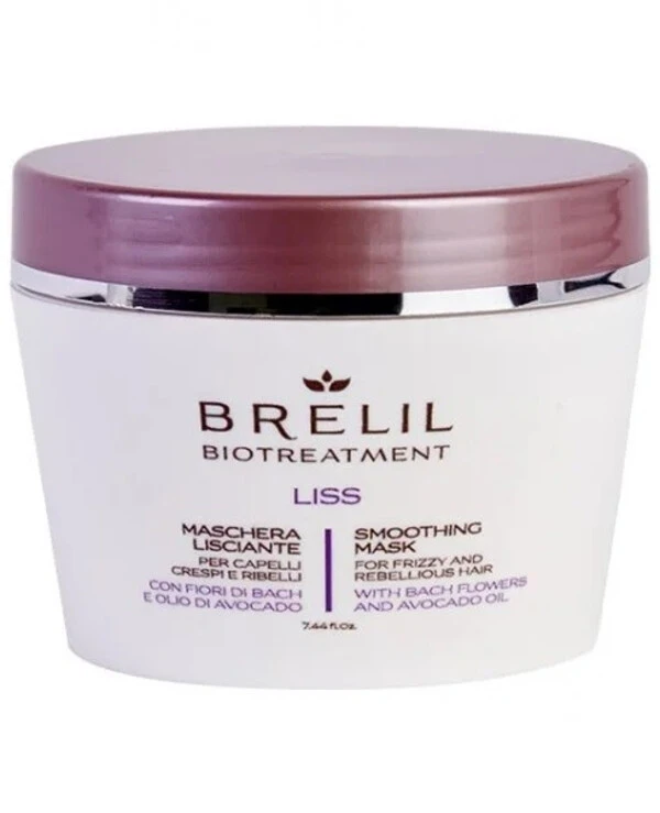 Brelil Professional - Маска для волос разглаживающая Biotreatment Liss Mask 220 мл