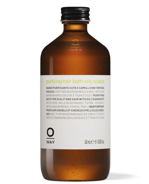 OWAY Rolland - Dandruff Shampoo for Oily Scalp Purifying Hair Bath Oily Scalps 240ml