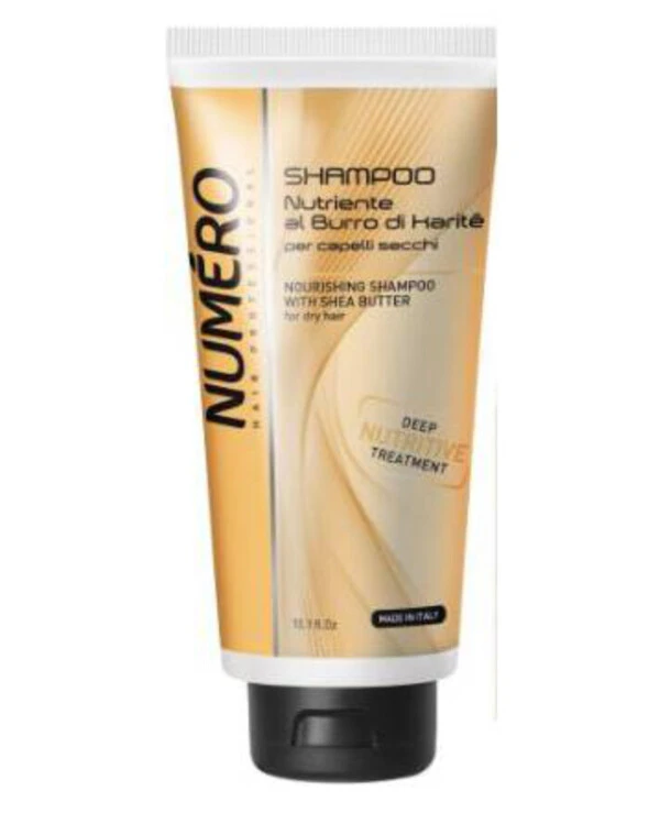 Brelil Professional - Шампунь для волос питательный на основе масла карите Numero Deep Nutritive Treatment Shampoo 300 мл