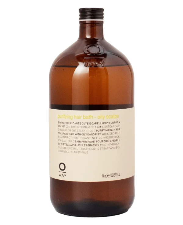 OWAY Rolland Шампунь от перхоти для жирной кожи головы | Purifying Hair Bath for Oily Scalps (950ml)