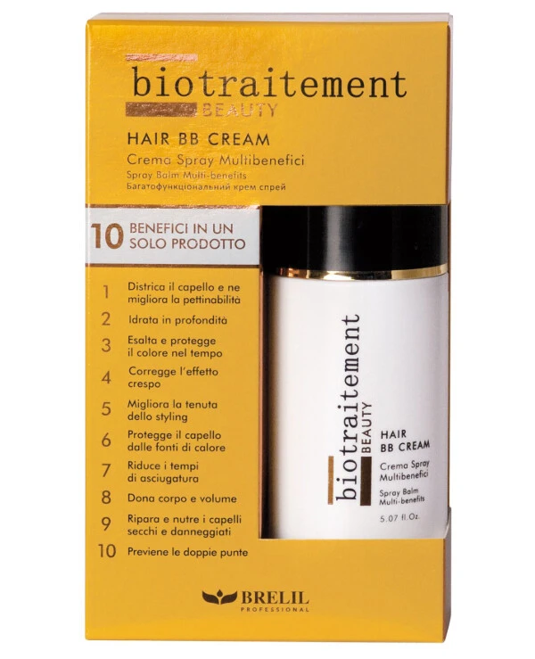 Brelil Professional Многофункциональный крем-спрей для волос | Biotraitement Hair BB Cream фото, цена, купить
