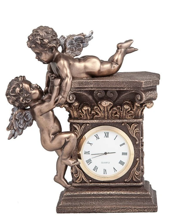 Veronese - Watch "Playing Angels" (17 cm) 74349A4  Bronze