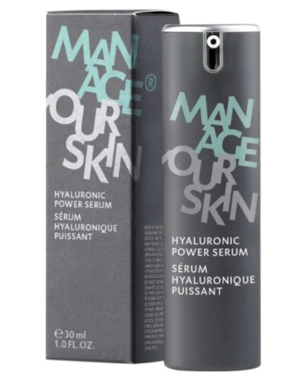 Dr. Spiller - Мужская увлажняющая сыворотка с гиалуроновой кислотой Manage Your Skin Hyaluronic Power Serum 30 мл