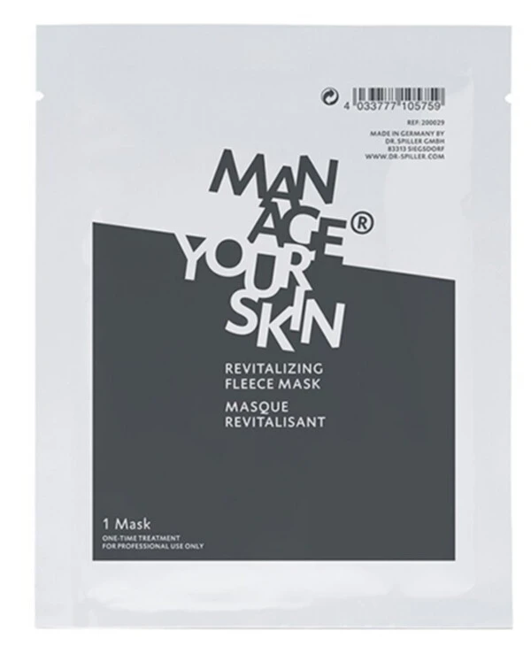 Dr. Spiller - Восстанавливающая маска-флис для мужчин Manage Your Skin Revitalizing Fleece Mask 1 шт