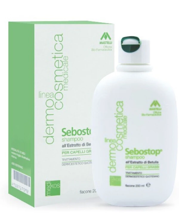 Mastelli - Шампунь для жирных волос Sebostop Shampoo for Greasy Hair 200 мл