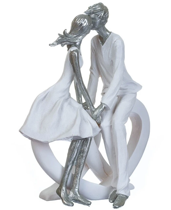 Statuettes - Фигурка Поцелуй (22 см)  Белый