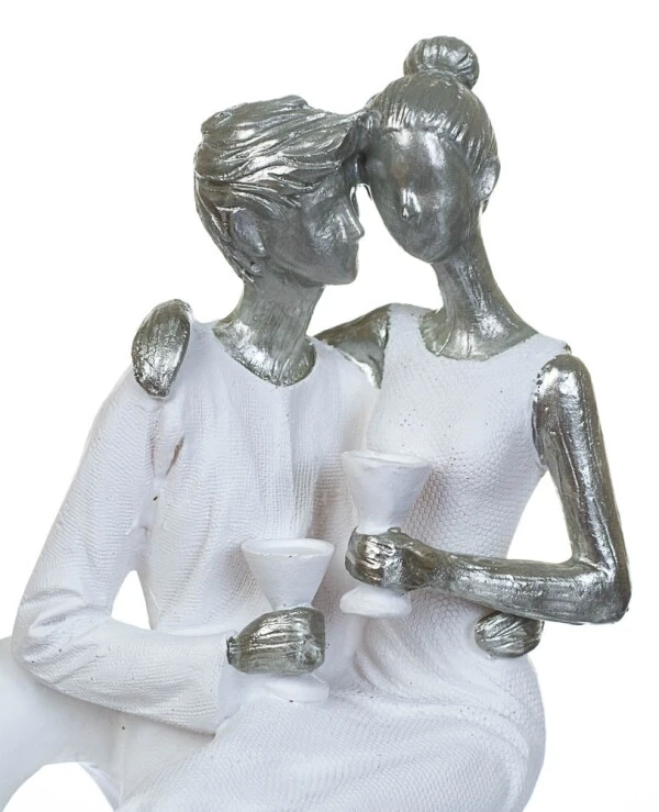 Statuettes Фигурка Влюбленые в белом 24.5 | Фигурка Влюбленые в белом 24