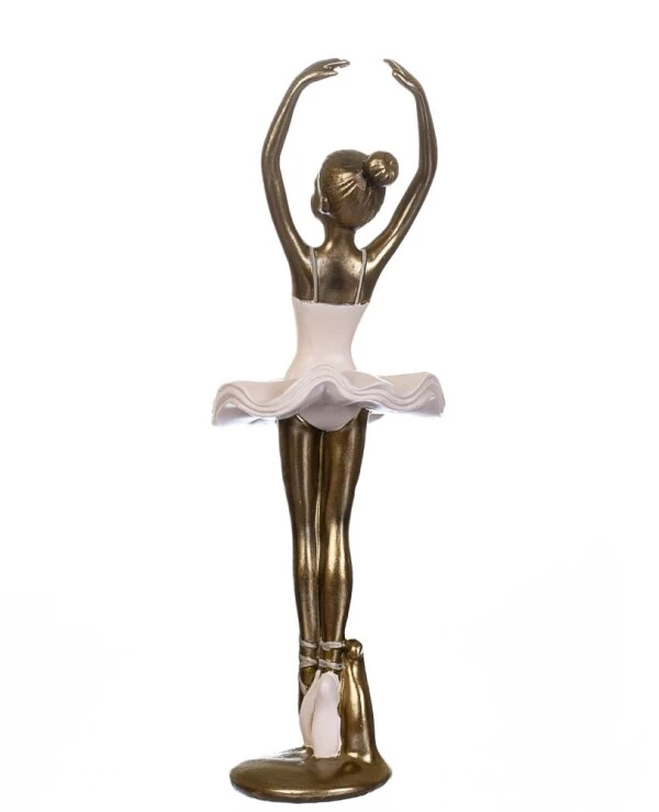 Statuettes - Фигрука Балерина в реверансе 19 см  Белый back