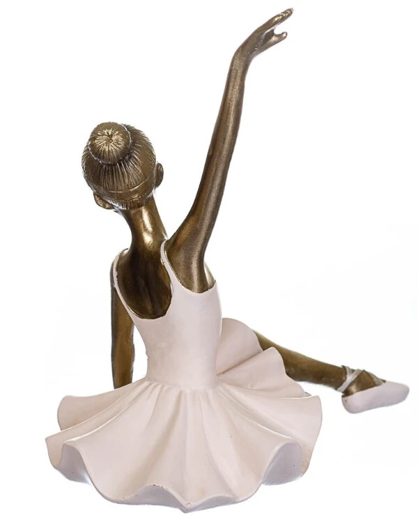 Statuettes - Фигрука Балерина в па-де-де 17 см  Белый back