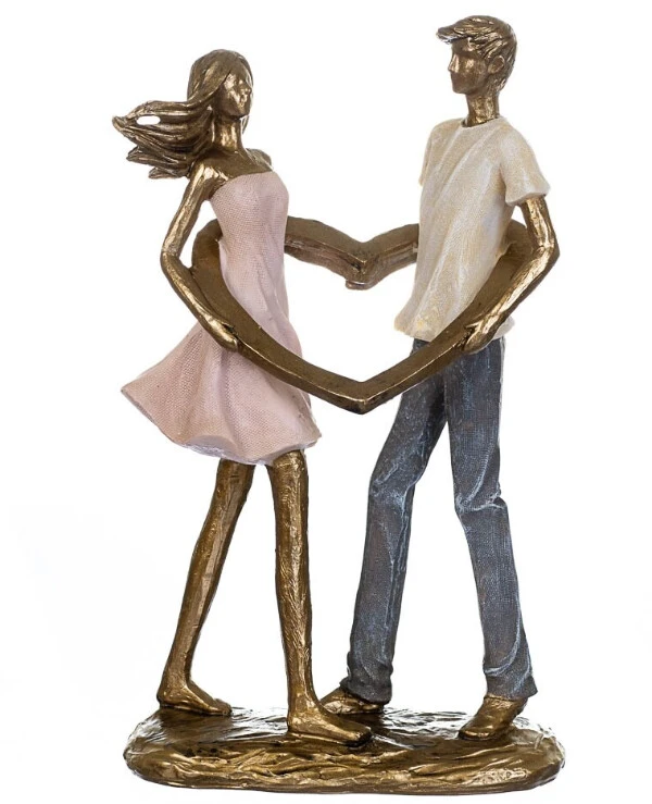 Statuettes - Фигурка В танце 24.5 см  Бронзовый