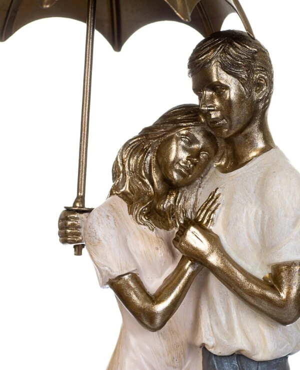 Statuettes Фигурка Влюбленные под зонтом 28 см | Фигурка Влюбленные под зонтом 28 см_2