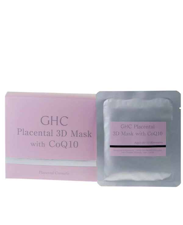 JBP - Плацентарная маска с коэнзимом Q10 GHC Placental 3-D Mask 5 шт