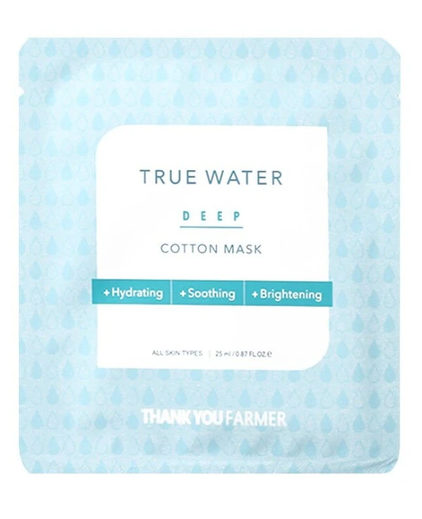 TYF Thank you farmer - An intensely moisturizing face mask True Water Deep Cotton Mask 25ml
