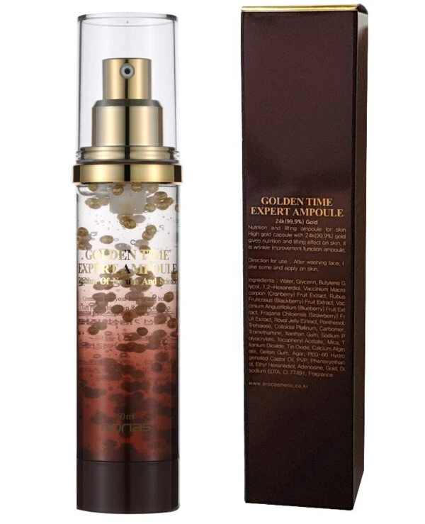 Ronas - Сыворотка с золотом Лифтинг-эффект Golden Time Expert Ampoule 45 мл
