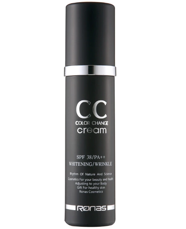 Ronas - СС крем для лица отбеливающий антивозрастной SPF 38 PA +++ CC Color Change Cream 50 г