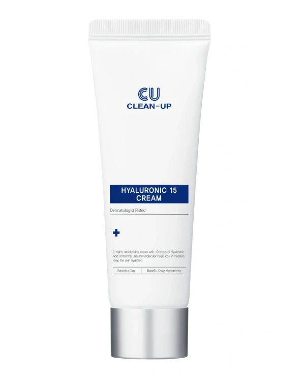 CU Skin - Гиалуроновый крем для чувствительной и жирной кожи Clean-Up Hyaluronic 15 Cream 60 мл