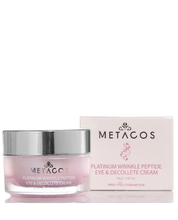 Pro You Professional - Cream with peptides for eyes and décolleté Metacos Platinum Wrinkle Peptide Eye&Decollete Cream 30 g