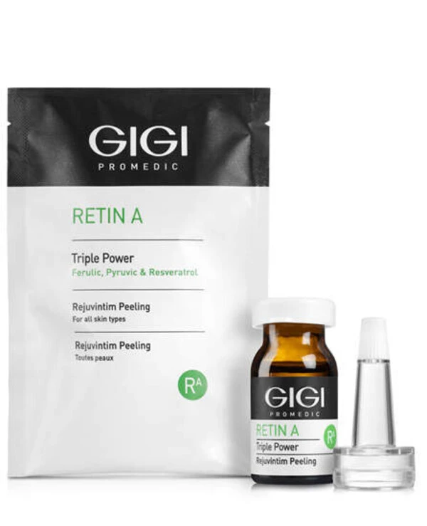 Gigi cosmetics - Омолаживающий пилинг для деликатных интимных зон Retin A Triple Power Rejuvintim Peeling 5 мл х 5 шт