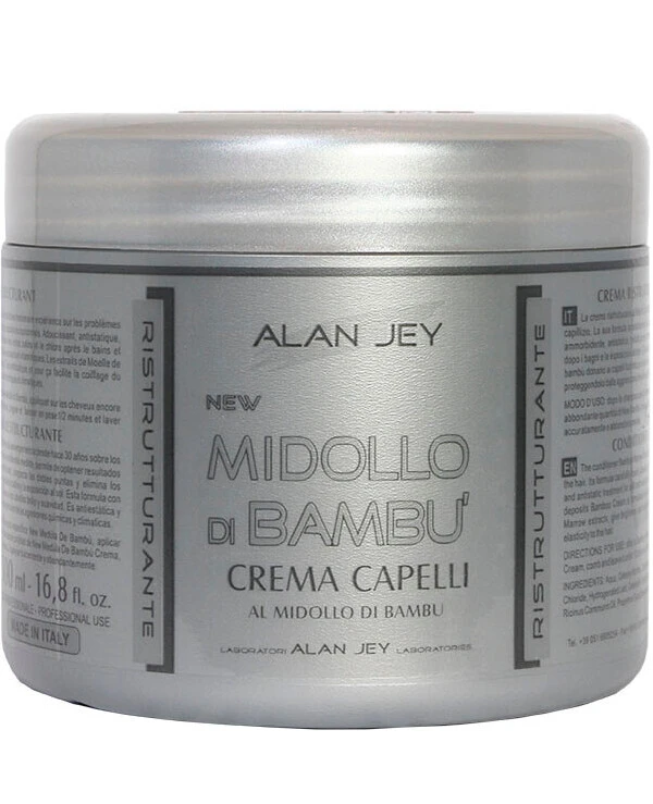 Alan Jey - Регенерирующий крем-бальзам с бамбуком Crema Capelli Al Midollo Di Bambu 500 мл