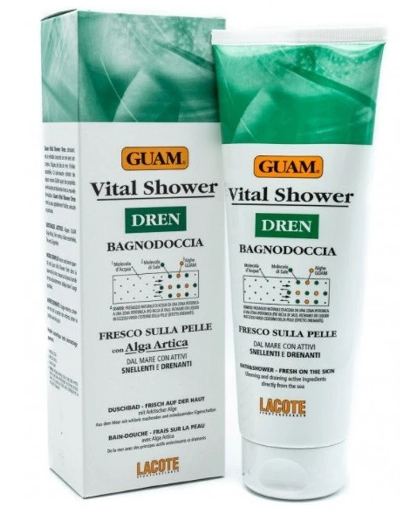 Guam - Соль-гель для душа Vital Shower освежающий с дренажным эффектом Vital Shower Bagnodoccia 250 мл