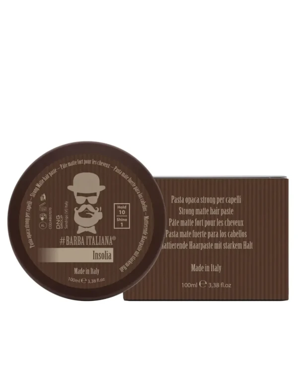 Barba Italiana Matte paste of super strong fixing | INSOLIA Matte Paste with Extra Strong Hold