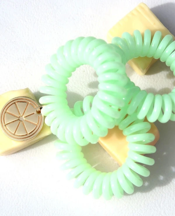 Invisibobble Set of scrunchies, 3 pcs with charm lime | invisibobble4
