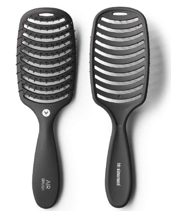 HH Simonsen - Широкий продувной браш Air Brush Black Черный