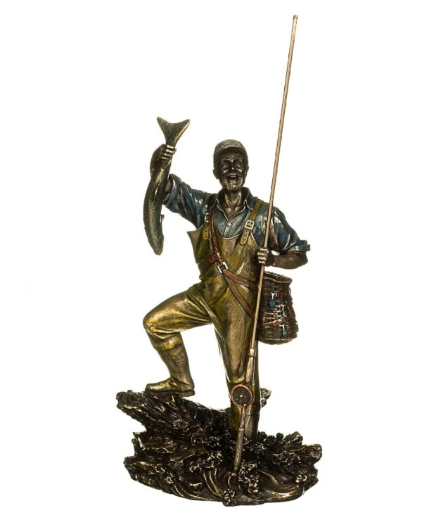 Veronese - Figurine Fisherman (29.5 cm)  Bronze