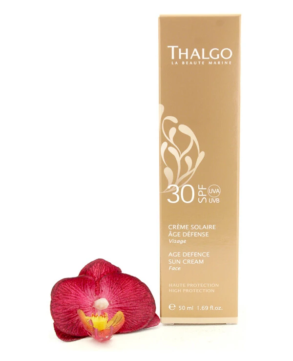 Thalgo - Антивозрастной солнцезащитный крем Age Defence Sun Screen Cream SPF 30+ 50 мл