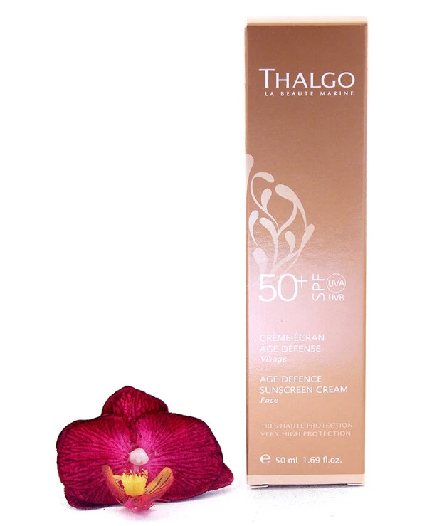 Thalgo - Антивозрастной Солнцезащитный Крем Age Defence Sun Screen Cream SPF50+ 50 мл