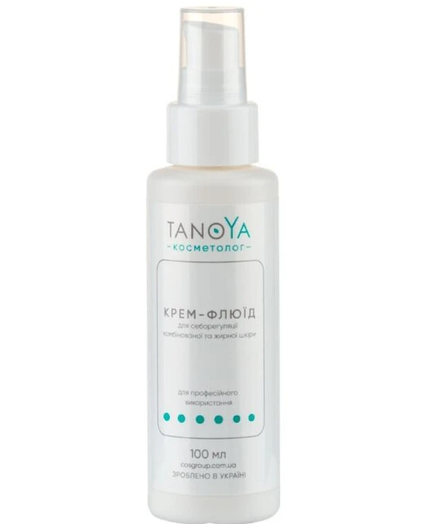 Tanoya - Fluid cream for sebum regulation of combination and oily skin  100ml