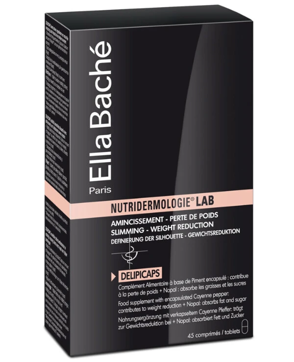 Ella Bache - Weight loss and anti-cellulite capsules Nutridermologie Delipicaps 45 pcs