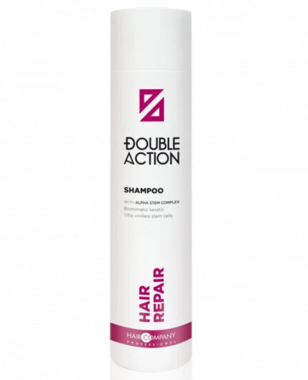 Hair Company professional - Специальный шампунь восстанавливающий питательный Double Action Deep Reconstruction Nourishing Shampoo 250 мл