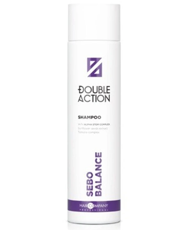 Hair Company professional - Специальный шампунь регулирующий работу сальных желез Double Action Sebocontrol Shampoo 250 мл