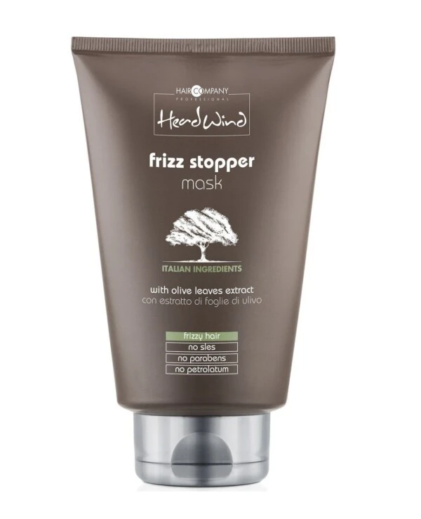 Hair Company professional - Разглаживающая маска с экстрактом итальянской оливки Head Wind Frizz Stopper Mask 200 мл