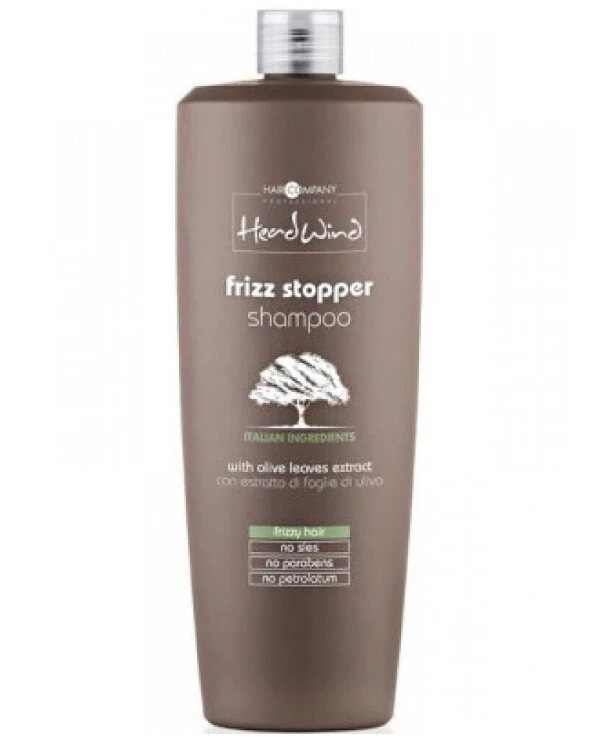 Hair Company professional - Шампунь разглаживающий для ломких и чрезмерно пушистых волос Head Wind Frizz Stopper Shampoo 1000 мл